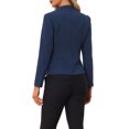thumbnail image 3 of INSPIRE CHIC Notched Collar Blazer for Women's Long Sleeve Two Buttons Suit Office Work Blazers, 3 of 5