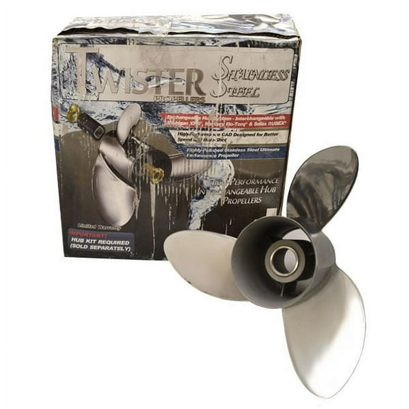 Michigan Wheel Twister Boat Propeller 223036 | Universal LH 14 5/8 x 23P