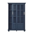 thumbnail image 4 of Aaron Lane Bookcase with Sliding Glass Doors, Blue, 4 of 9