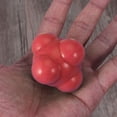 thumbnail image 3 of CTIRCHIU 1Pack Red Six-Sided Silicone Reaction Ball for Baseball Training Equipment 2.3Inch, 3 of 7