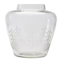 Melrose International Vase 6.5"D x 6.5"H Glass