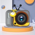 thumbnail image 1 of Cámara para niños, videocámara con pantalla IPS de 2,0 pulgadas, juguete educativo para niños y niñas (negro), 1 of 7