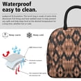 thumbnail image 3 of Insulated Lunch Bag for Women, Floral Print Oxford Fabric Lunch Box, Leakproof Thermal Cooler Tote for Work, School & Picnic, Leopard Animal Print, 3 of 5