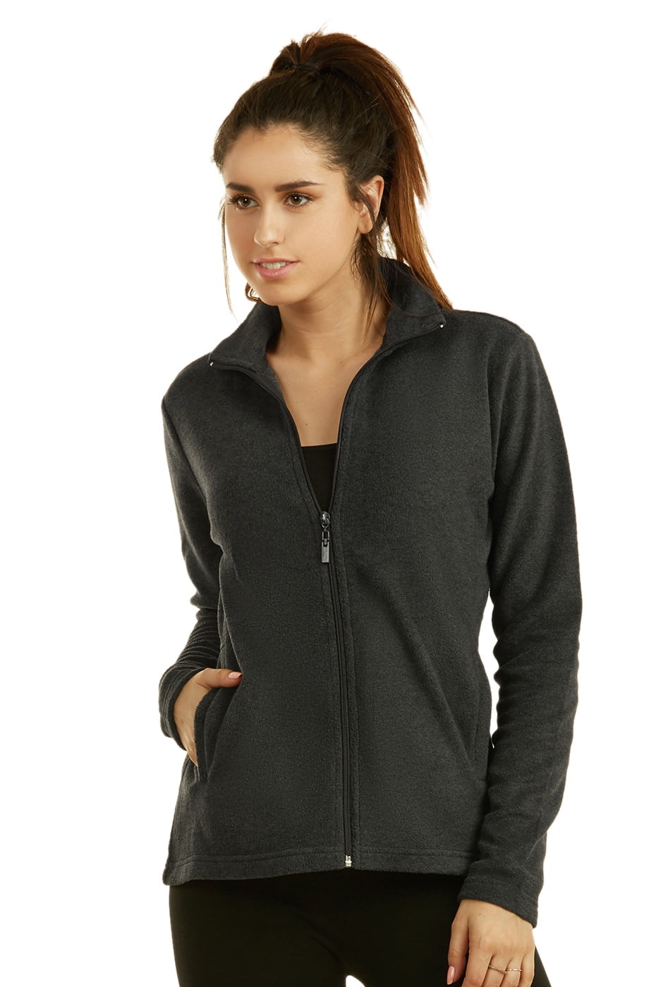 women's plus size polar fleece jacket