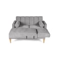 thumbnail image 4 of Sala Modular Reversible De Velvet Gris Claro Modelo Xander, 4 of 11
