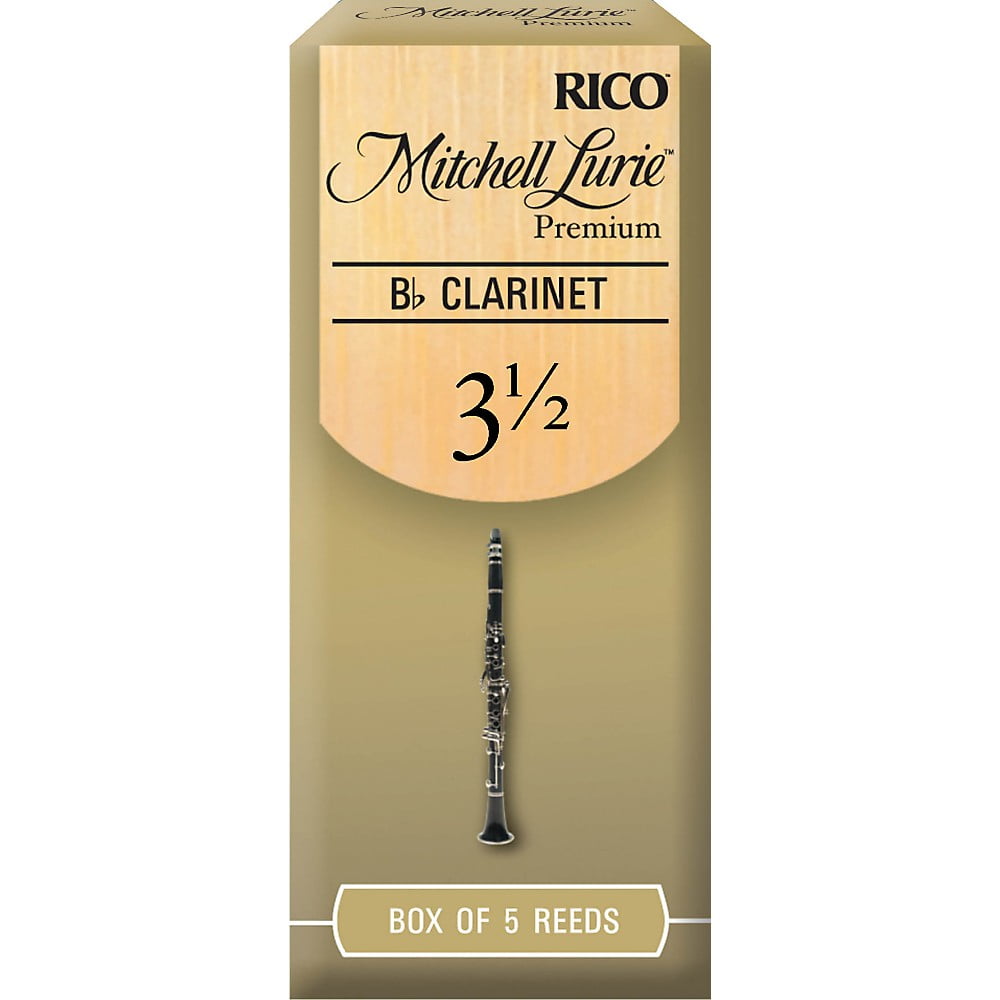 Mitchell Lurie Premium Bb Reeds, Strength 3.5, 5 Pack