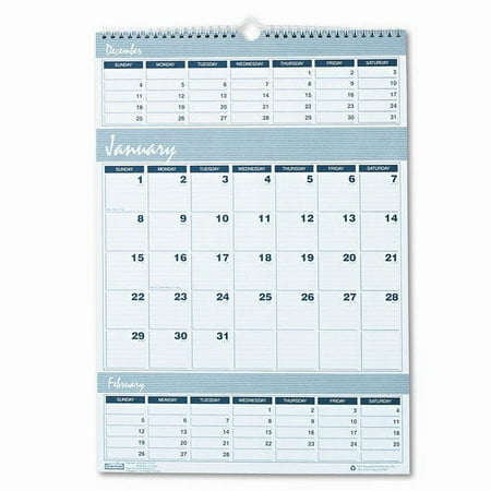 House of Doolittle Bar Harbor Triple Month Wall Calendar