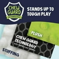 thumbnail image 4 of goDog Crazy Tugs Monkeys Squeaky Plush Dog Toy, Chew Guard Technology, Green, Large, 4 of 8