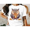 thumbnail image 2 of Funny French Fries Lover Owl Eating Fast Food Foodie Gift T-Shirt Cool French Fry Owl Bird Birthday Holiday Presents Tshirt, 2 of 10