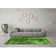 thumbnail image 3 of Ahgly Company Indoor Rectangle Abstract Green Modern Area Rugs, 2' x 5', 3 of 4