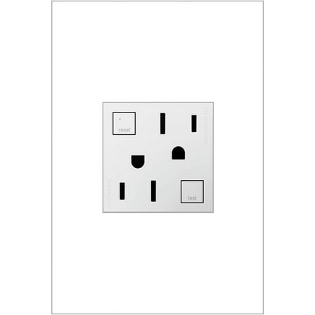 Legrand adorne Tamper-Resistant 15A GFCI Outlet, White AGFTR2152W4