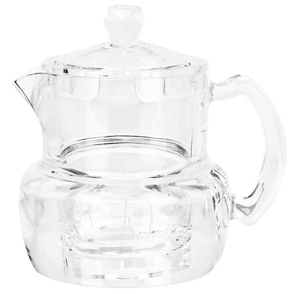 WEAVILUX Clear Acrylic Honey Jar with Dispenser and Handle for Easy Storage and Use