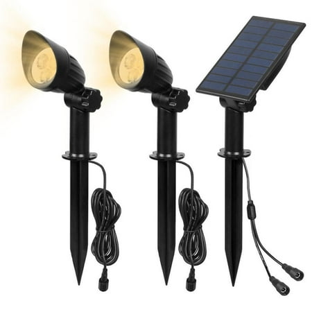 

Outdoor Solar Spotlights LED Solar Landscape Lights IP65 Waterproof Solar Wall Lights for Yard Garden Porch Walkway