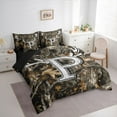 thumbnail image 3 of Castle Fairy Personalized Initial P 7-Piece Twin Bedding Set for Teens Adults, 3 of 8