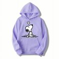 thumbnail image 1 of Chandail à Capuchon de Bande Dessinée Américaine Snoopy pour Femmes et Hommes, Chandail à Enfiler, Hauts, Chandail en Molleton, Vêtements, 1 of 6