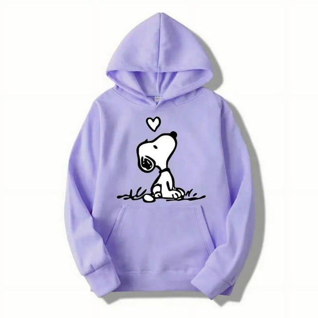 Chandail à Capuchon de Bande Dessinée Américaine Snoopy pour Femmes et Hommes, Chandail, Chandail en Molleton
