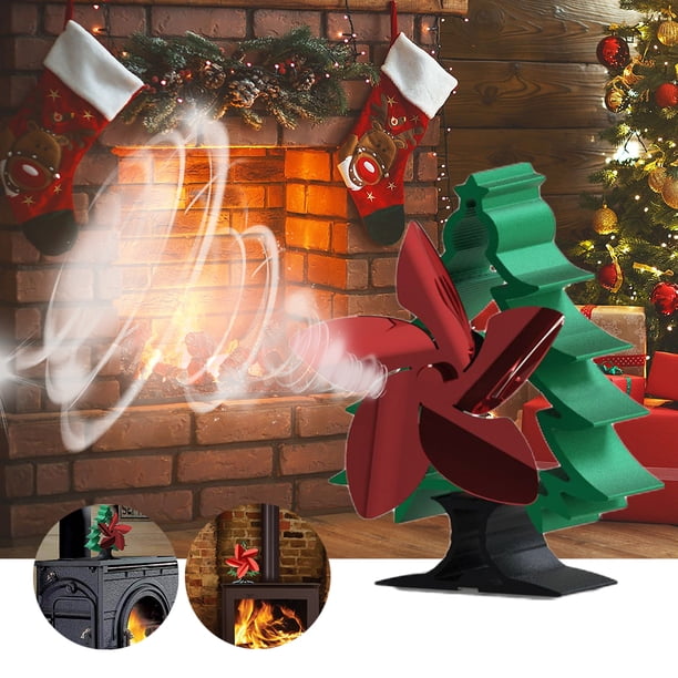 Fan Termal De La Impulsión 5-Blade De La Energía De La Fan De La Chimenea Del Árbol De Navidad Con La Velocidad 1450Rpm seitruly HA032378-00