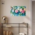 thumbnail image 3 of Blossoms of a Pink Dream Canvas Colorful Floral Art by Art Remedy, Gallery Wrapped, 30" x 20", 3 of 7