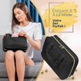 thumbnail image 3 of Black Panther Hanging Travel Toiletry Bag for Women and Men, Foldable Hygienic Bag, Organizer Kit for Cosmetics, 3 of 5