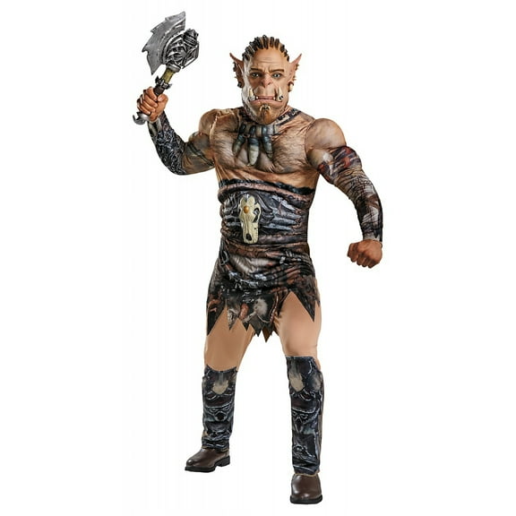 Adults Men's World Of Warcraft Durotan Orc Horde Warrior Costume XXL 50-52