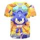 thumbnail image 3 of Nueva camiseta amarilla de Sonic, ropa para niños, juego de dibujos animados para niños, ropa para niños de Super Sonic, camiseta para hombres y mujeres, ropa de verano para niñas, 3 of 5