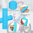 thumbnail image 2 of 2 Pairs Bicycle Handle Bar Grips Rubber Mushroom Grips with Ribbons Streamers for Balance Bikes, Scooters, and Bicycle Handlebars, Blue, 2 of 6