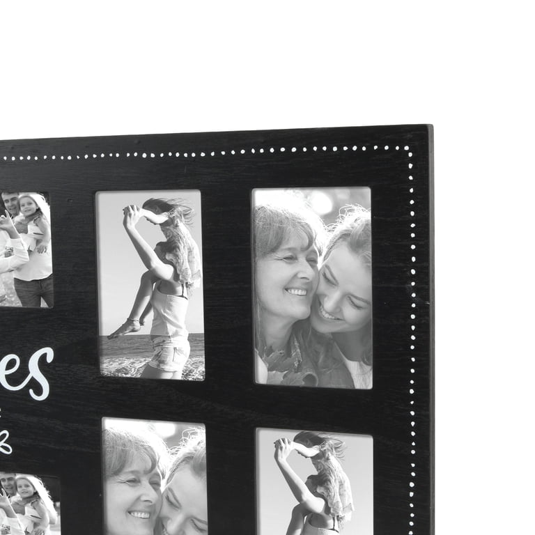 Prinz Memories 12-Opening Collage Picture Frame, Black photo 6