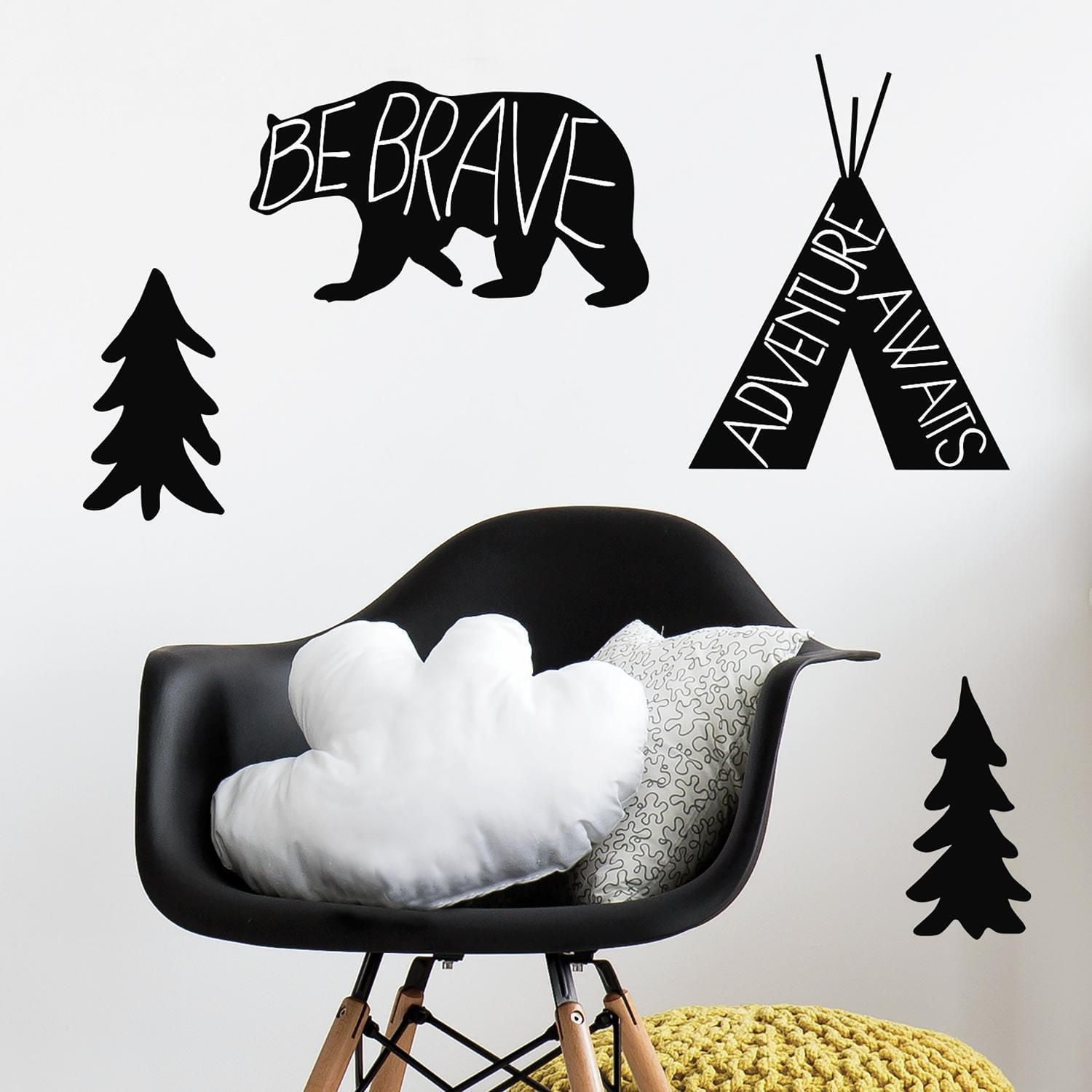 Stickers Muraux Wilderness stickers inclus, 6