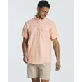 thumbnail image 3 of Real Essentials 3 Pack Men's Short-Sleeve Oxford Solid Button Down Collar Casual Shirts with Pocket (Available in Big & Tall), 3 of 6