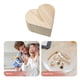 thumbnail image 2 of Caja de madera en forma de corazón, caja de almacenamiento de madera sin terminar, caja de madera natural en blanco, 2 of 6