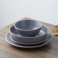 thumbnail image 3 of Stone + Lain Lauren Stoneware 16-piece Round Dinnerware Set, Light Gray, 3 of 7