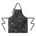 thumbnail image 2 of Spider Web Halloween Apron-Garden Aprons for Women with Pockets-Cotton Linen Waterproof Kitchen Cooking Gardening Aprons Adjustable for Kitchen,Cooking,BBQ and Salon 32"x27", 2 of 7