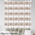 thumbnail image 3 of Windmill Upholstery Fabric,Rustic Barn Farmhouse Fabric by the Yard,Chick Cow Farm Animals Outdoor Fabric,Hand Drawn Illustration Decorative Fabric,Rural Meadow Waterproof Fabric,Taupe,1 Yard, 3 of 5
