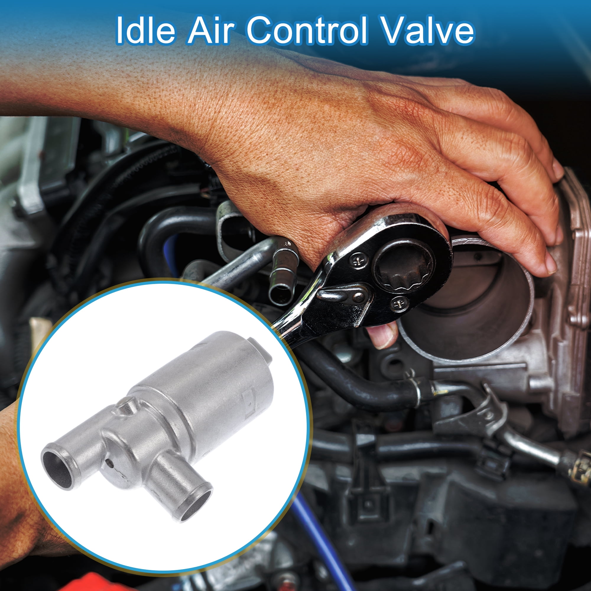 Unique Bargains Car Idle Air Control Valve for Volvo 940 1990-1998 Replace No.91540797 IACV Idle Motor Idle Air Control Valve for Stable Engine Operation