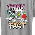 thumbnail image 3 of Disney - Think Fast - Women's Short Sleeve Graphic T-Shirt, 3 of 5