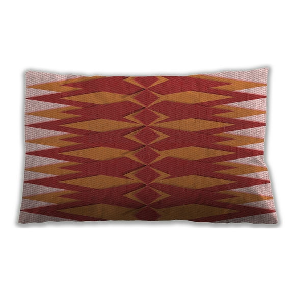 Ahgly Company Outdoor Rectangular Contemporary Lumbar Throw Pillow, 13 inch by 19 inch