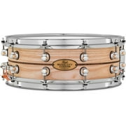 Pearl Music City Custom Solid Shell Snare Ash with Kingwood Center Inlay 14 x 5 in.