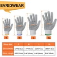 EvridWear 12 Pairs Pack Cotton Polyester String Knit Safety Protection