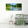 thumbnail image 2 of Hieng Natural Scenery Canvas Wall Art Print 3 Pieces Rural Landscape Field Painting Wall Decor for Living Room Home Decoration Gallery Wrapped Posters Prints Framed Ready to Hang - 12"x16"x3 Panels, 2 of 5