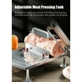 thumbnail image 2 of Slicing Machine, Small Household Multifunctional Slicing Machine Manual Frozen Meat Slicer Beef Mutton Roll Maker for Potato Chips Making Me, 2 of 7