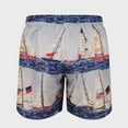 thumbnail image 3 of Aayomet Swimming Trunks for Men Hot Spring Holiday Beach Beach Pants Swimming Trunks Shorts (Blue, L), 3 of 5