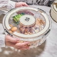thumbnail image 1 of Chmadoxn Kitchen Storage & Organization, Fruit Bowl Home Living Room Coffee Table Snacks Put Storage Box Dried Fruit Bowl High Grade Fruit Bowl Candy Box. Plastic Compartment Organizer, 1 of 6