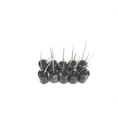 10Pcs Electrolytic Capacitors 10V 1000uF Volume 8x12 mm 1000uF 10V