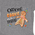 thumbnail image 3 of Inktastic Official Cookie Tester Cute Gingerbread Boys or Girls Baby Bodysuit, 3 of 4