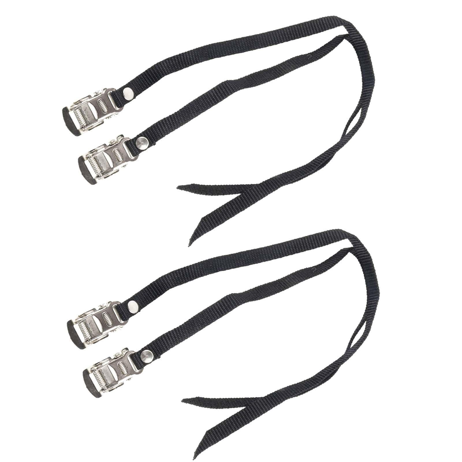 LOVIVER 4 Pcs Sangles de Pédale de Vélo pour Vélo d'Exercice à Pignon Fixe