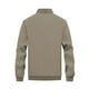 thumbnail image 3 of Blusa y camisa de cuello alto de manga larga para hombre, estilo casual, con bolsillo y cremallera, cárdigan con cremallera, chaqueta de cuello alto de manga larga, abrigo de poliéster para hombre, 3 of 5