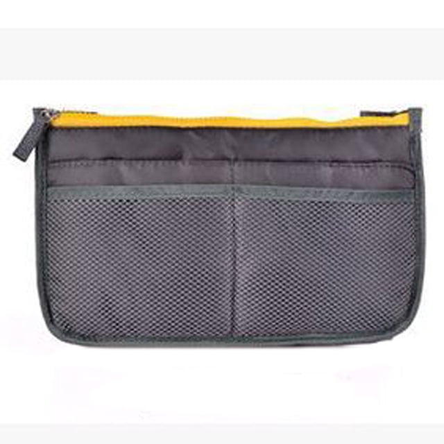 Xihbxyly Bolsa de Viaje Portátil con Cremallera, Organizador de Cosméticos Multifunción, Almacenamiento de Artículos de Aseo Personal, Diseño Compacto y Ligero, Ideal para Viajar, Tamaño 16 X 28 Cm,
