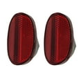 thumbnail image 1 of 2pcs Bicycle Oval Rear Mudguard Reflectors Highly Reflective Bikes Oval Rear Fenders Tail Lights Reflector Bicycle Accessories, 1 of 9