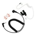 thumbnail image 1 of Soft Silicone Radio De Dos Conducto De Aire Portátil De 3.5 Mm Auriculares Individuales, Solo Auricular De Tubo Acústico, Reemplazo De Profesionales De La Ley Para, 1 of 7