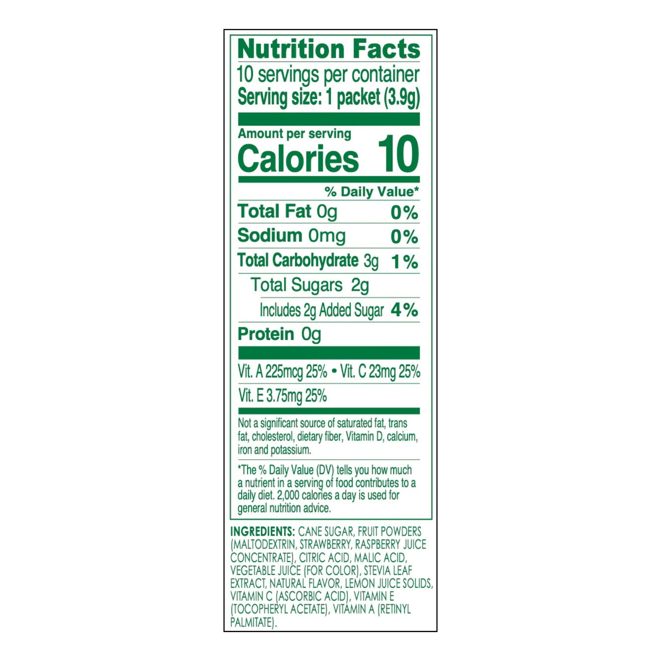 (12 pack) True Lemon Kids Pink Lemonade Powdered Drink Mix, Low Sugar, No Artificial Sweeteners, 10 Count Box